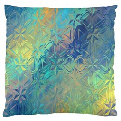 Colorful Patterned Glass Texture Background Standard Flano Cushion Case (two Sides) by Simbadda