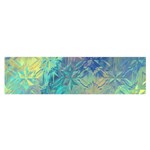 Colorful Patterned Glass Texture Background Satin Scarf (Oblong) Front