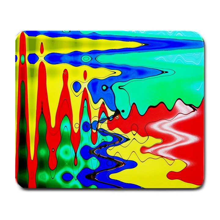 Bright Colours Abstract Large Mousepads