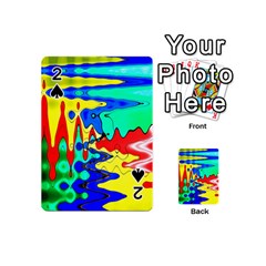 Bright Colours Abstract Playing Cards 54 (mini)  by Simbadda