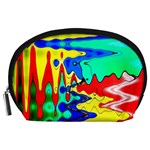 Bright Colours Abstract Accessory Pouches (Large)  Front