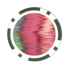 Rectangle Abstract Background In Pink Hues Poker Chip Card Guard (10 Pack) by Simbadda