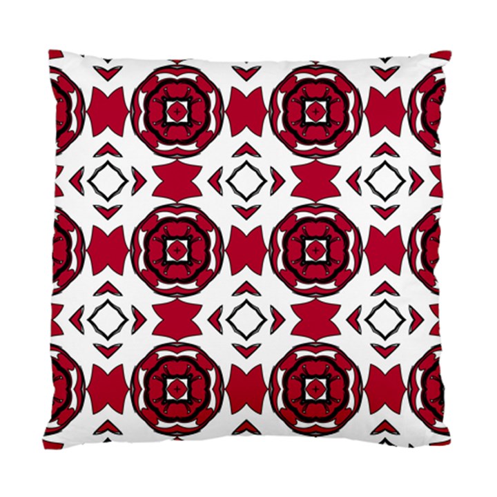 Seamless Abstract Pattern With Red Elements Background Standard Cushion Case (Two Sides)