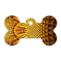 Patterned Wallpapers Dog Tag Bone (one Side) by Simbadda