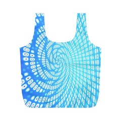 Abstract Pattern Neon Glow Background Full Print Recycle Bags (m)  by Simbadda