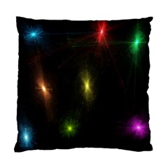 Star Lights Abstract Colourful Star Light Background Standard Cushion Case (one Side) by Simbadda