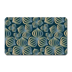 Gradient Flowers Abstract Background Magnet (rectangular) by Simbadda