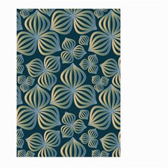 Gradient Flowers Abstract Background Large Garden Flag (two Sides) by Simbadda