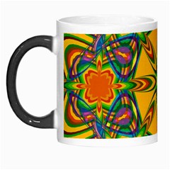 Seamless Orange Abstract Wallpaper Pattern Tile Background Morph Mugs by Simbadda