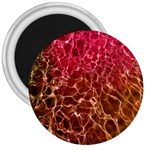 Background Water Abstract Red Wallpaper 3  Magnets Front