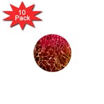 Background Water Abstract Red Wallpaper 1  Mini Magnet (10 pack)  Front