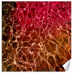 Background Water Abstract Red Wallpaper Canvas 12  X 12   by Simbadda