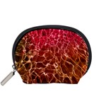 Background Water Abstract Red Wallpaper Accessory Pouches (Small)  Front