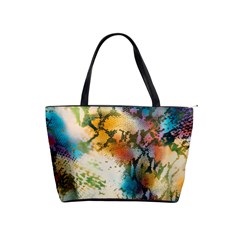 Abstract Color Splash Background Colorful Wallpaper Shoulder Handbags by Simbadda