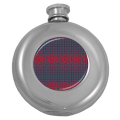 Abstract Tiling Pattern Background Round Hip Flask (5 Oz)
