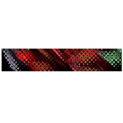 Abstract Green And Red Background Flano Scarf (large)