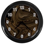 Abstract Art Wall Clocks (Black) Front