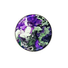 Background Abstract With Green And Purple Hues Hat Clip Ball Marker (10 Pack) by Simbadda