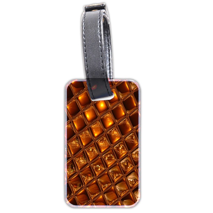 Caramel Honeycomb An Abstract Image Luggage Tags (Two Sides)