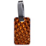 Caramel Honeycomb An Abstract Image Luggage Tags (Two Sides) Back