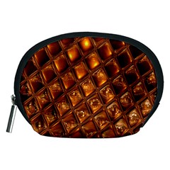Caramel Honeycomb An Abstract Image Accessory Pouches (medium)  by Simbadda