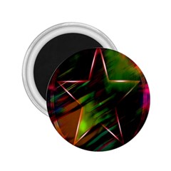 Colorful Background Star 2 25  Magnets by Simbadda