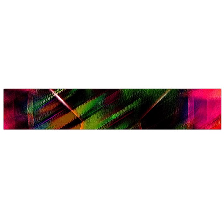 Colorful Background Star Flano Scarf (Large)