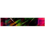 Colorful Background Star Flano Scarf (Large) Back