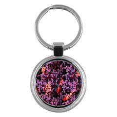 Abstract Painting Digital Graphic Art Key Chains (round)  by Simbadda