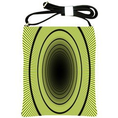Spiral Tunnel Abstract Background Pattern Shoulder Sling Bags by Simbadda