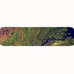 Lena River Delta A Photo Of A Colorful River Delta Taken From A Satellite Large Bar Mats by Simbadda