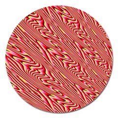 Abstract Neutral Pattern Magnet 5  (round) by Simbadda