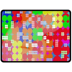 Abstract Polka Dot Pattern Digitally Created Abstract Background Pattern With An Urban Feel Fleece Blanket (large) 