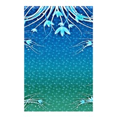 Floral 2d Illustration Background Shower Curtain 48  x 72  (Small) 