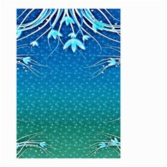 Floral 2d Illustration Background Small Garden Flag (Two Sides)