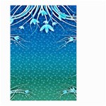 Floral 2d Illustration Background Small Garden Flag (Two Sides) Front