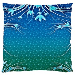 Floral 2d Illustration Background Large Cushion Case (Two Sides)