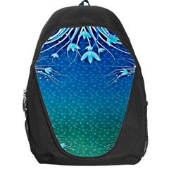 Floral 2d Illustration Background Backpack Bag