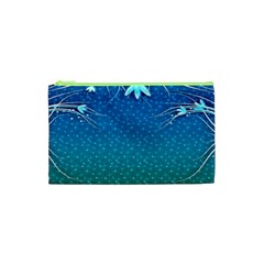 Floral 2d Illustration Background Cosmetic Bag (XS)