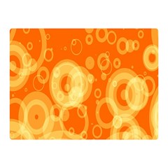 Retro Orange Circle Background Abstract Double Sided Flano Blanket (mini)  by Nexatart