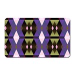 Geometric Abstract Background Art Magnet (Rectangular) Front