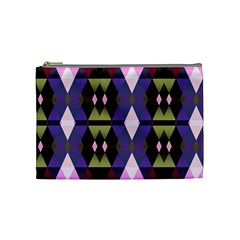 Geometric Abstract Background Art Cosmetic Bag (medium)  by Nexatart