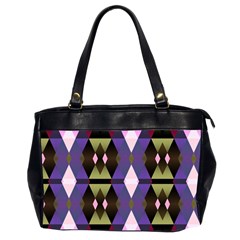 Geometric Abstract Background Art Office Handbags (2 Sides)  by Nexatart