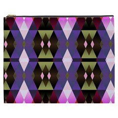 Geometric Abstract Background Art Cosmetic Bag (xxxl)  by Nexatart