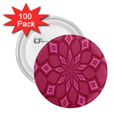 Fusia Abstract Background Element Diamonds 2 25  Buttons (100 Pack)  by Nexatart