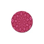 Fusia Abstract Background Element Diamonds Golf Ball Marker Front