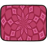 Fusia Abstract Background Element Diamonds Double Sided Fleece Blanket (Mini)  35 x27  Blanket Front