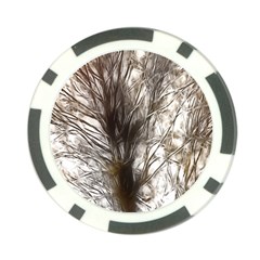 Tree Art Artistic Tree Abstract Background Poker Chip Card Guard by Nexatart