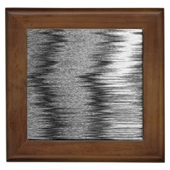 Rectangle Abstract Background Black And White In Rectangle Shape Framed Tiles by Nexatart