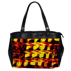 Yellow Seamless Abstract Brick Background Office Handbags